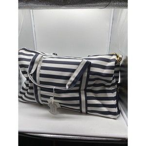 Kidman Travel Tote Bag Sailor Navy  White Striped  Handbag